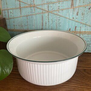 Dansk Bistro Green Band Round Vegetable Serving Bowl Portugal 7 7/8"